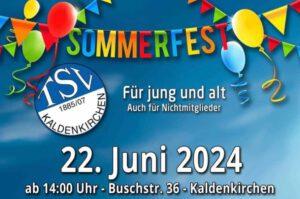 Mehr über den Artikel erfahren TSV-Sommerfest 2024