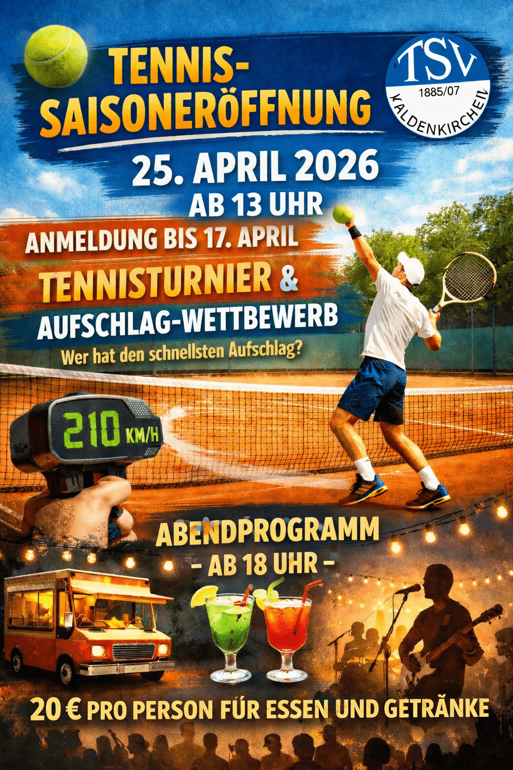Du betrachtest gerade 🎾 Einladung zur Tennis-Saisoneröffnung 2026 🎾