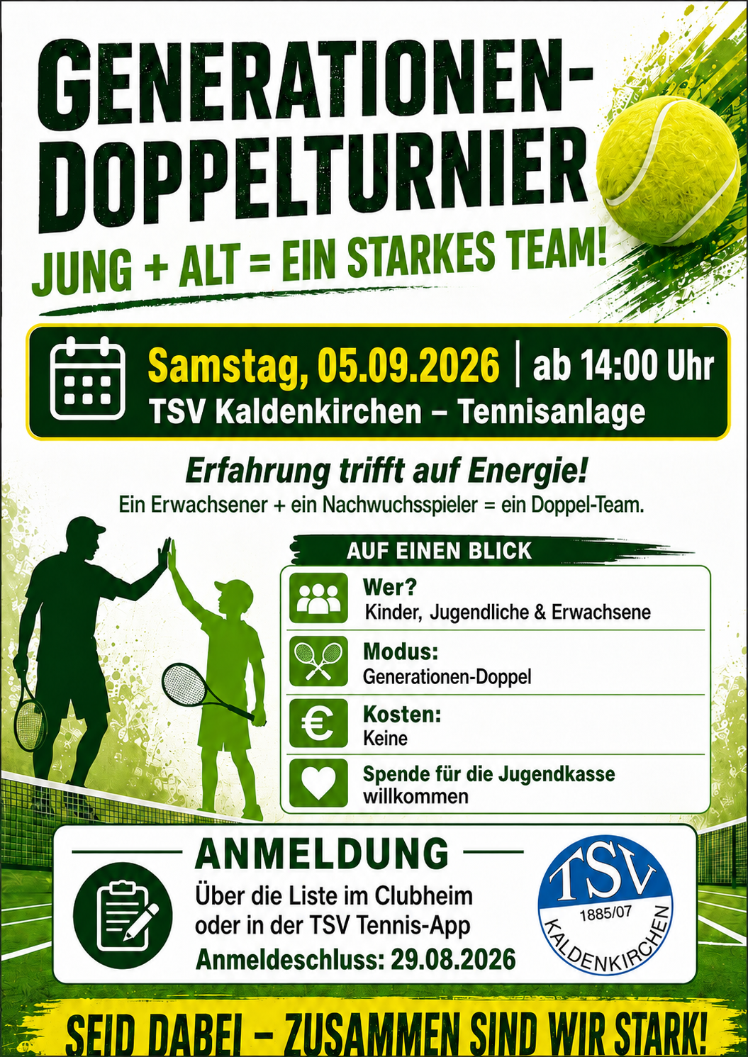 Du betrachtest gerade Liebe Tennisfreunde, liebe Jugend,